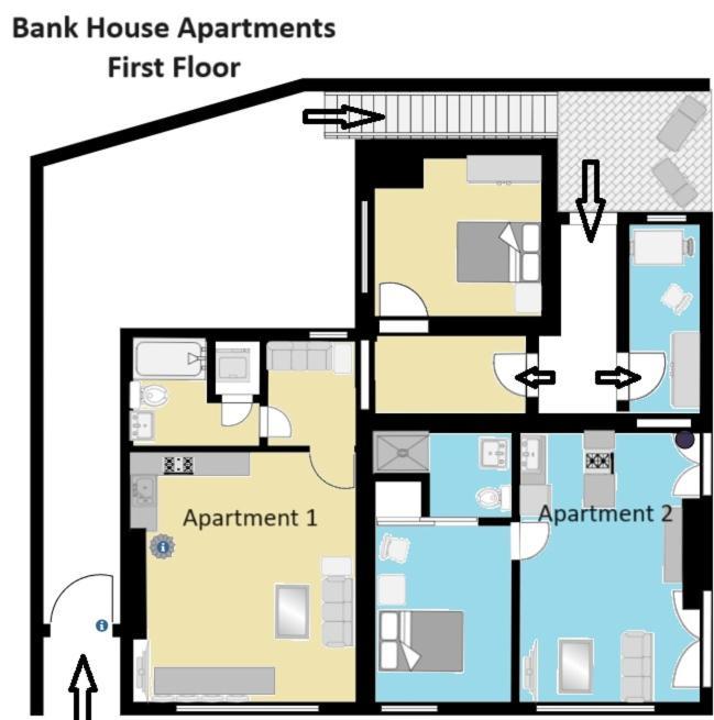 Bank House Apartments Stafford Town Centre Extérieur photo